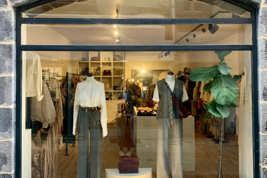 Devanture de boutique maison gigi
