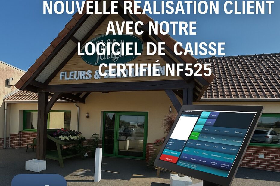 Devanture du magasin L’effet Jungle équipée avec notre logiciel de caisse certifié NF525, nouvelle réalisation client.